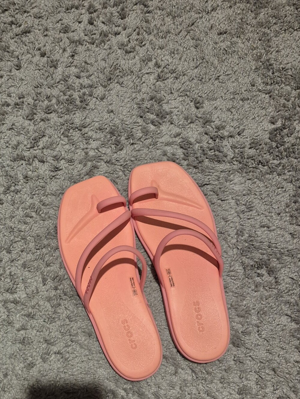 Coral Pink Women’s Slip-On Sandals